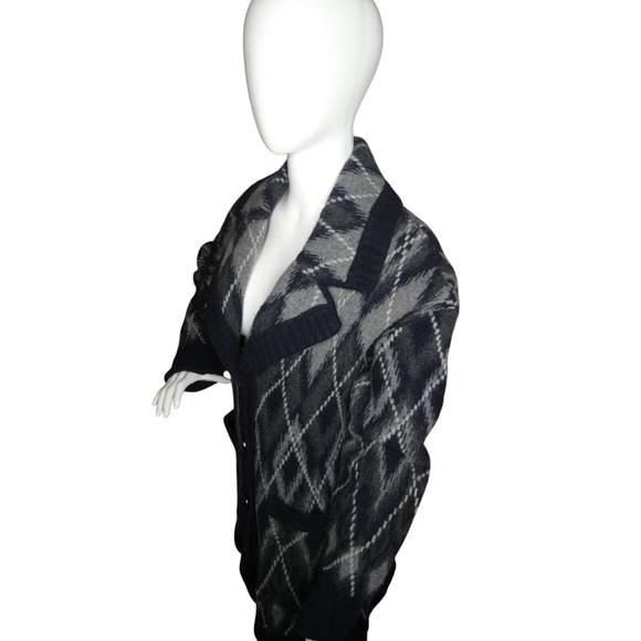 Burberry Brit 100% Wool Long Cardigan Sweater Women's Size‎ M - Picture 3 of 7